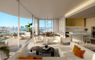 Five Park Miami Beach Living Room