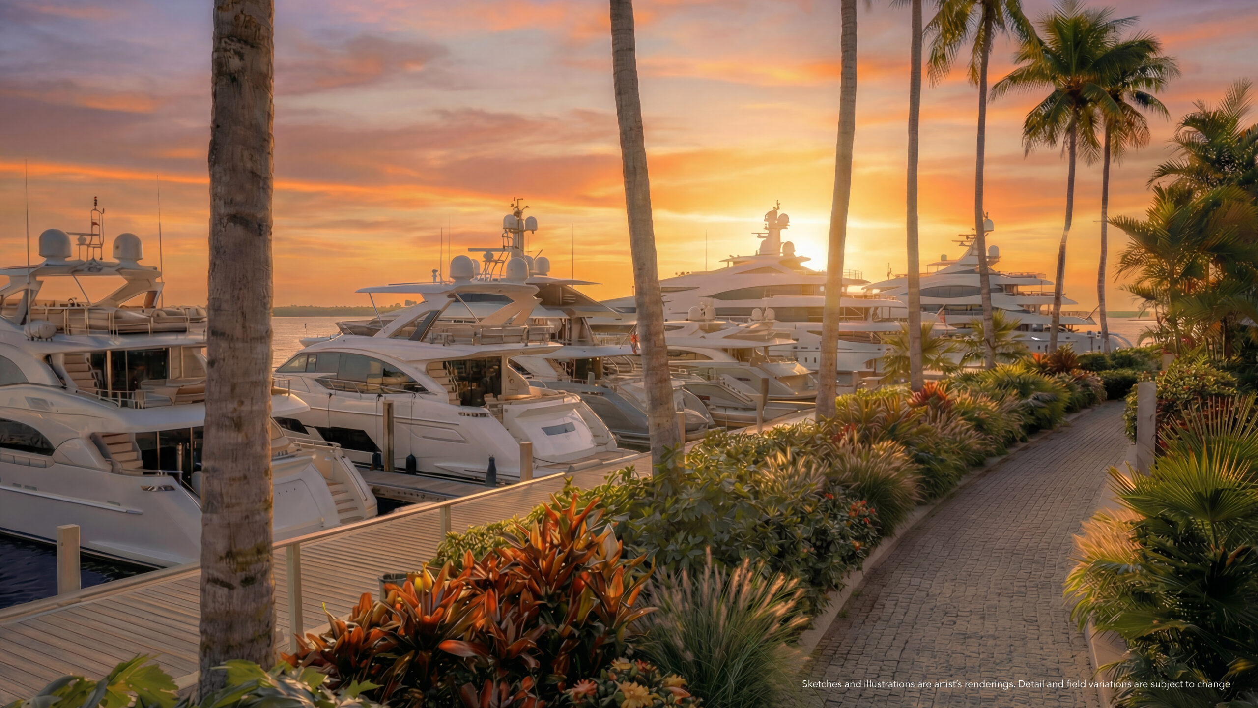 Continuum 12000 Private Marina Sunset